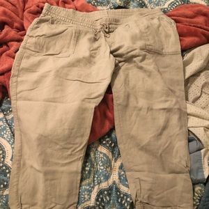 Capri Linen Pants